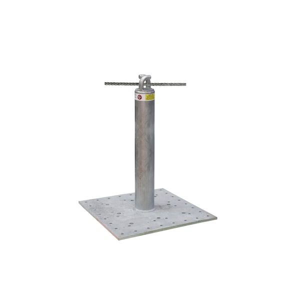 Super Anchor Safety CRA-PT18 HDG 18" Sch 40 x 3.0"o.d. Riser 1033-PG - main